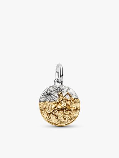 Conjunto de Charm Talismã de Sagitário com Pulseira