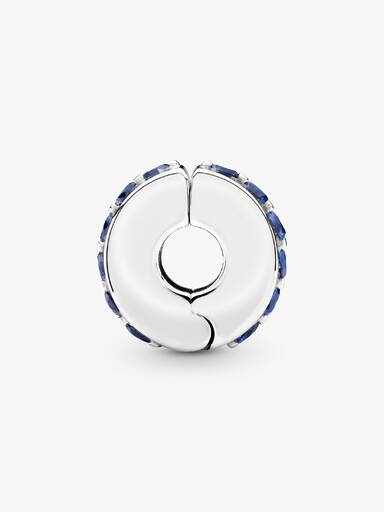 Charm Separador Fileira Azul Brilhante
