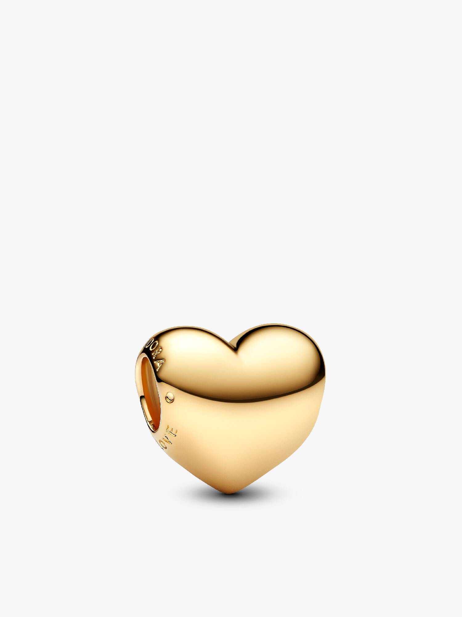 Charm de coração gravável Be Love