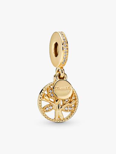 Charm Pendente Árvore da Vida Brilhante