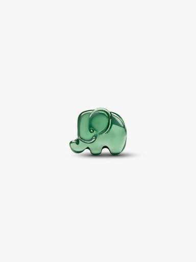 Mini Charm de Elefante Verde