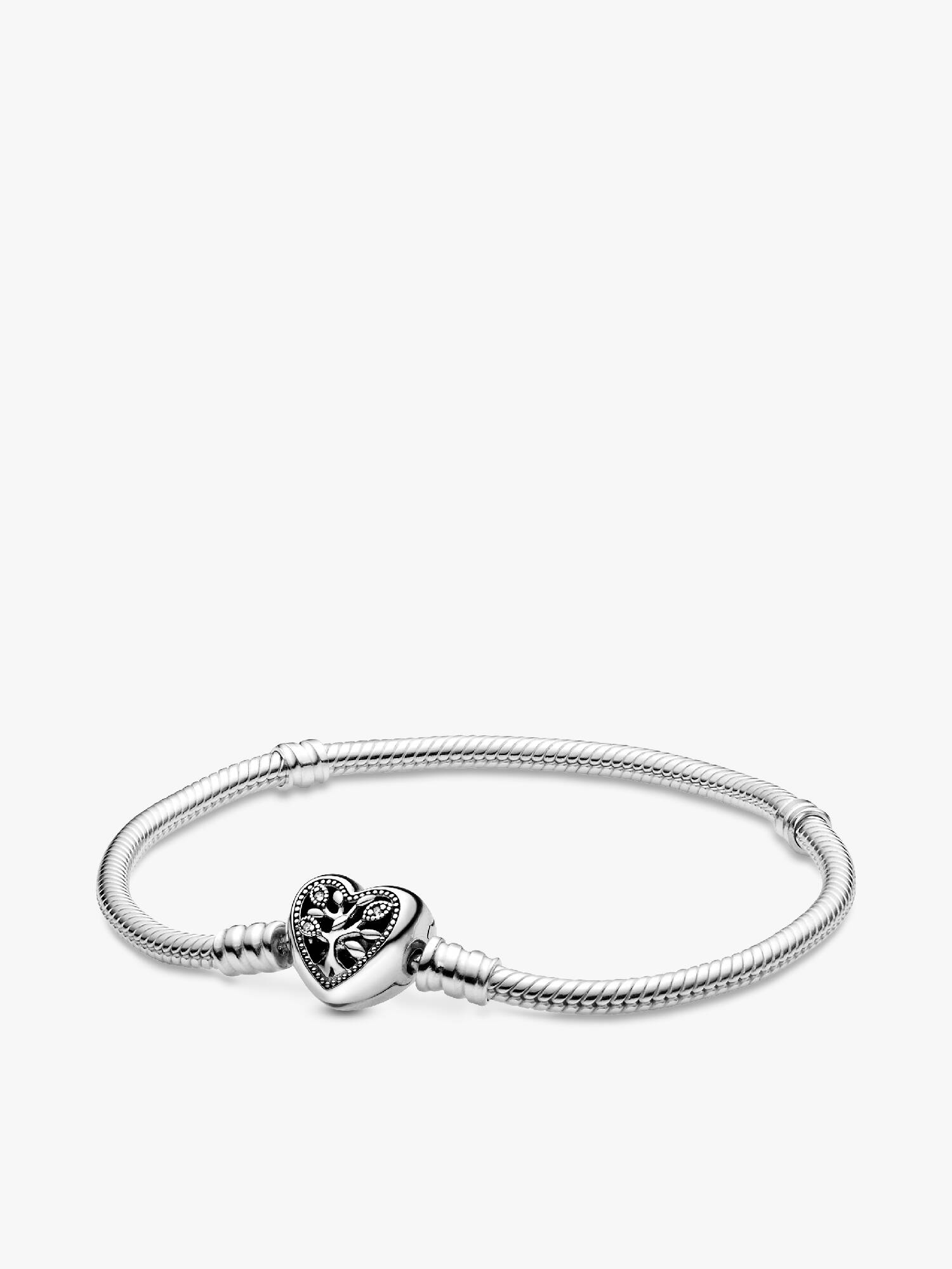 Pulseira Corrente snake com Fecho de Coração Árvore Genealógica