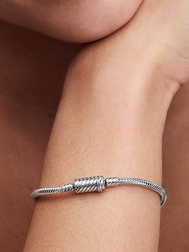 Pulseira Corrente snake com Fecho Magnético