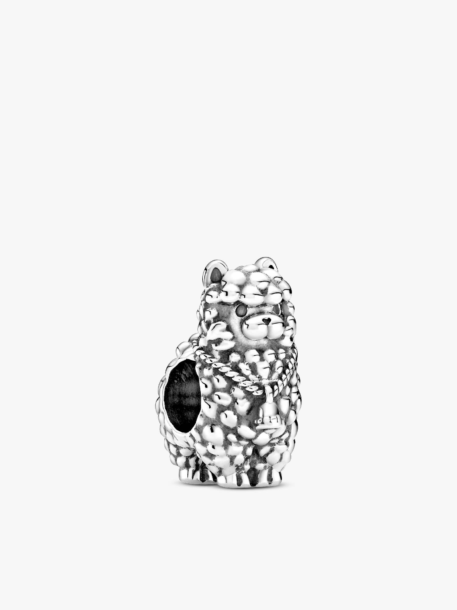 Llama sterling silver charm