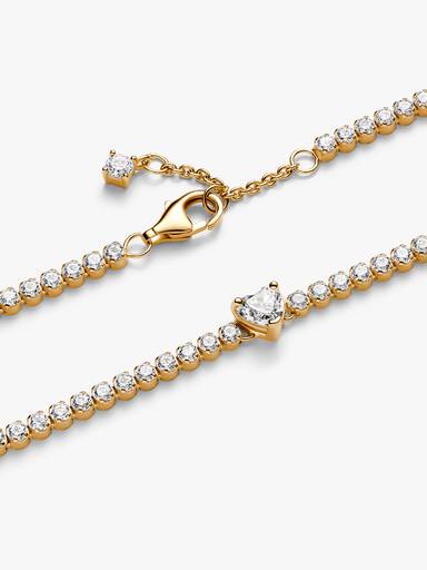 Pulseira Riviera de Coração Brilhante