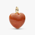 Charm Pendente de Coração Curvo Laranja Charm Pendente de Coração Curvo Laranja