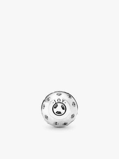 JOY ESSENCE COLLECTION charm in silver with cubic zirconia