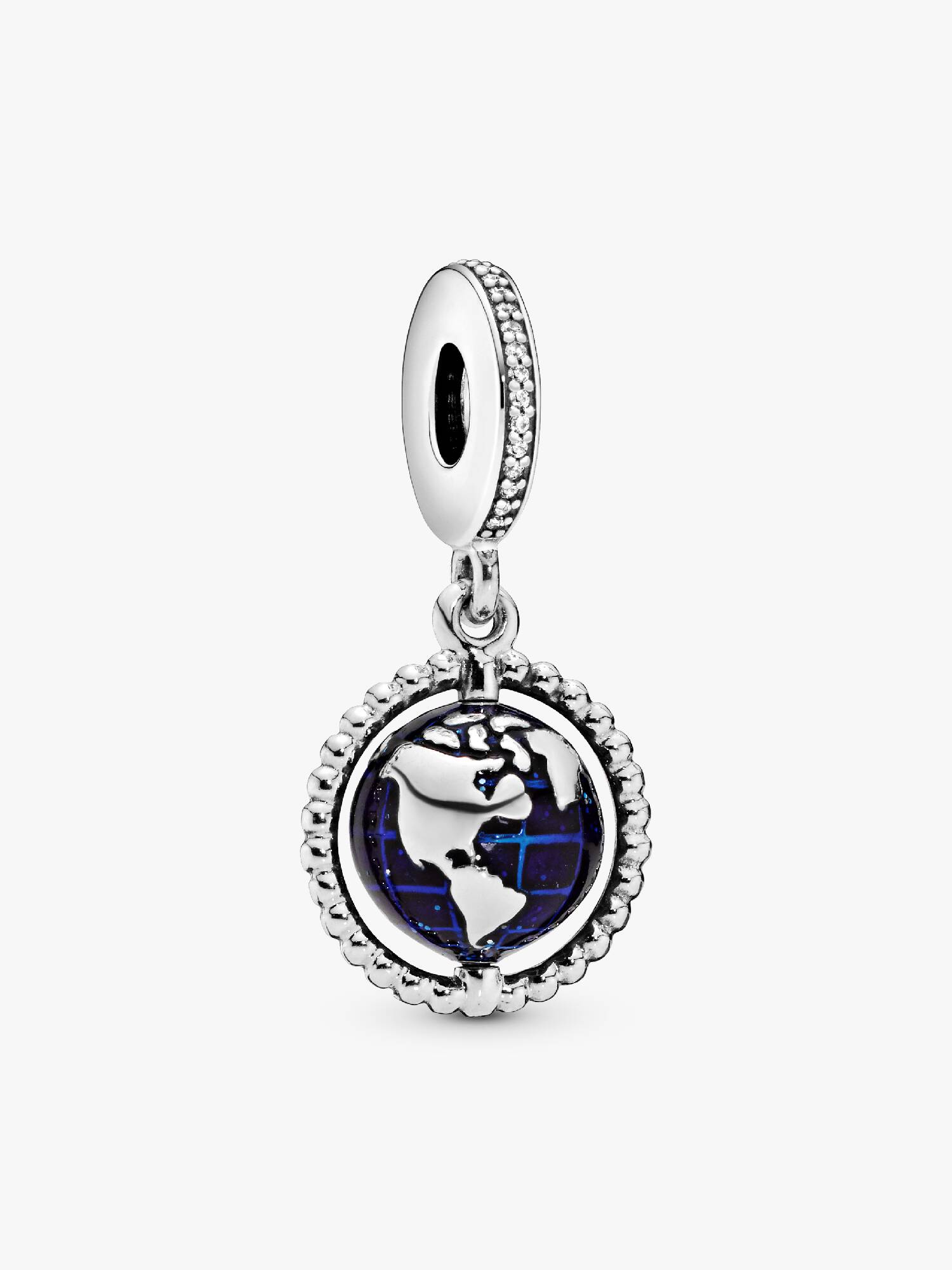 Charm Pendente Globo Giratório