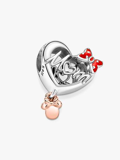 Charm Coração de Mamá com Minnie Mouse de Disney