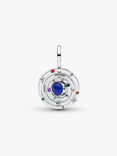 Charm Pendente de Esfera Armilar Giratória