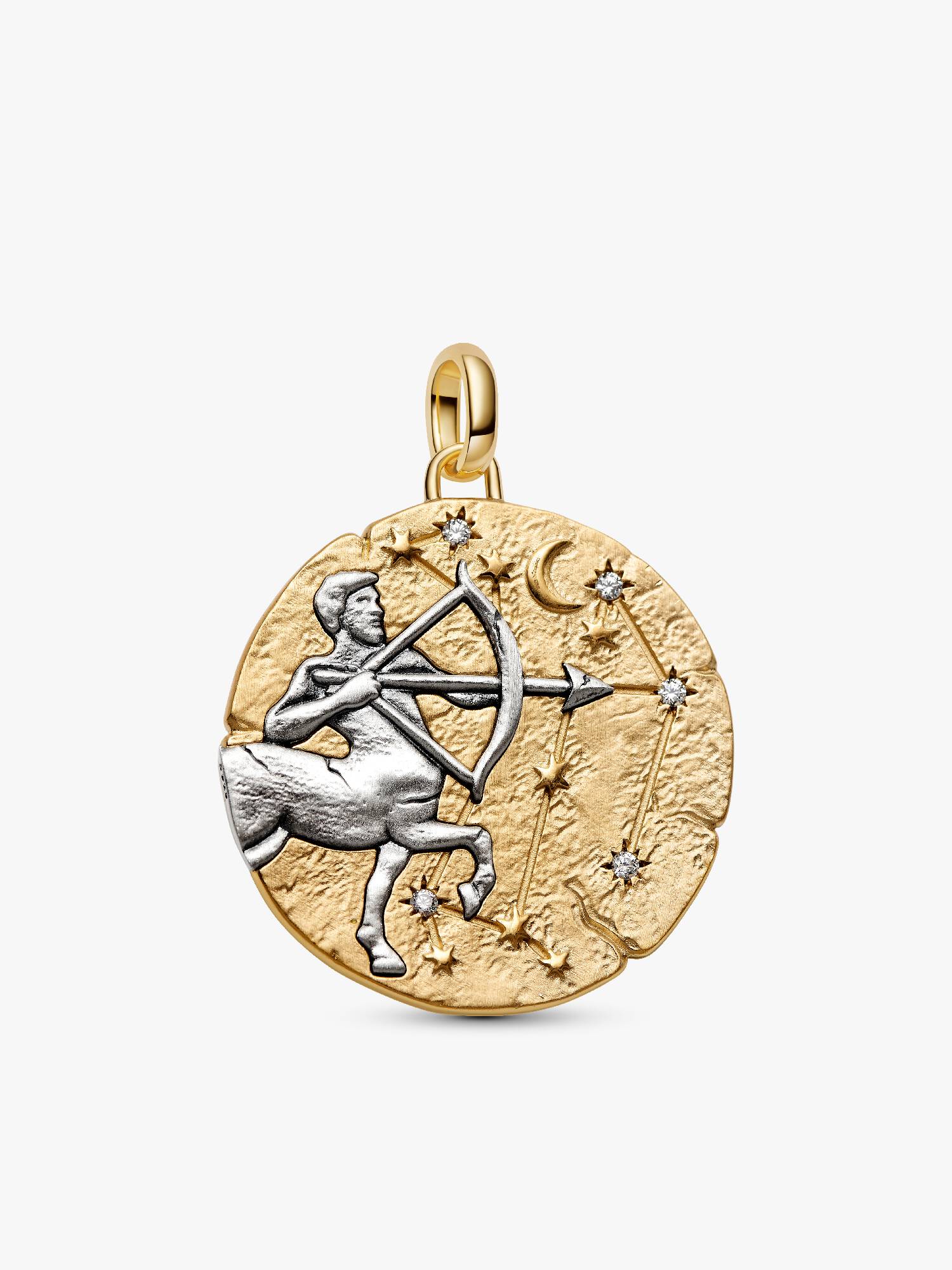 Charm Medalhão Maxi do Zodíaco do Signo de Sagitário