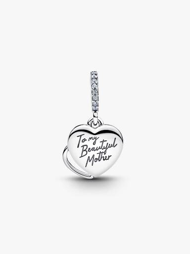 Charm duplo pendente “Mãe Linda”.